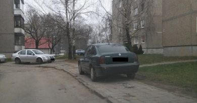 Sausio 17–31 dienomis bus fiksuojami automobilių statymo pažeidimai Sausio 17–31 dienomis bus fiksuojami automobilių statymo pažeidimai