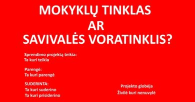 Mokyklų tinklas ar savivalės voratinklis? Mokyklų tinklas ar savivalės voratinklis?