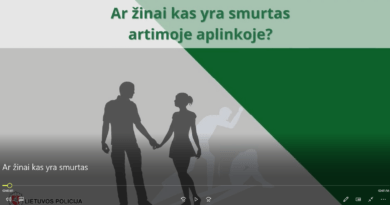 Netoleruokime smurto artimoje aplinkoje Netoleruokime smurto artimoje aplinkoje