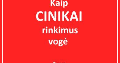 Kaip cinikai rinkimus vogė Kaip cinikai rinkimus vogė