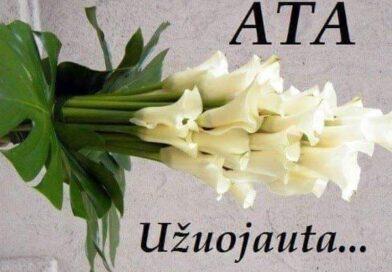 Užjaučiame Arbočių šeimą dėl sūnaus Manto mirties