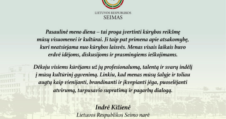 Su Pasauline Meno diena!