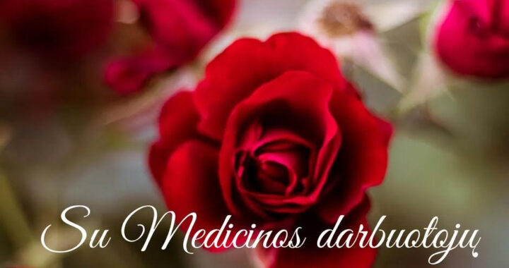 Sveikinimas medicinos darbuotojams