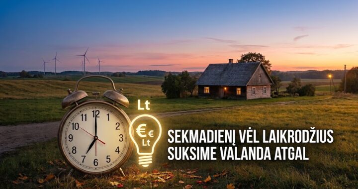 Sekmadienį vėl laikrodžius suksime valanda atgal: suskaičiavo, kiek kainuoja papildoma valanda šviesos
